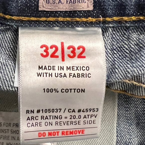 Ariat Fire Resistant Low Rise M4 Bootcut Jeans 32x32 See  3 photos minor flaw - Picture 5 of 12